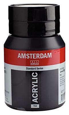 Royal Talens Amsterdam Acrylverf 500 ml - Lampenzwart 702