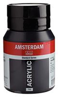 Royal Talens Amsterdam Acrylverf 500 ml - Lampenzwart 702 - thumbnail