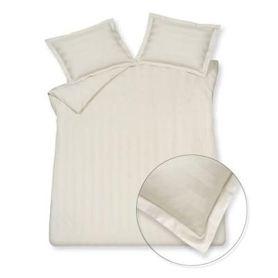 Vandyck purity 86 stripe cream tan Dekbedovertrek