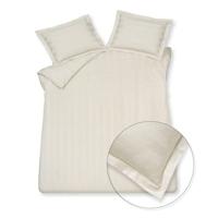 Vandyck purity 86 stripe cream tan Dekbedovertrek - thumbnail