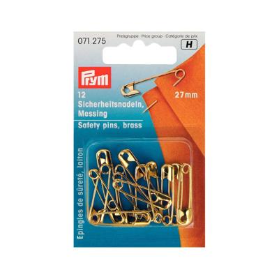 Prym Veiligheidsspelden 27mm Goud (12 stuks)