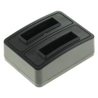 Duo oplader voor 2 camera accu's Fuji NP-50 - thumbnail