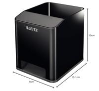 Leitz Dual Black pennenbakje zwart - thumbnail