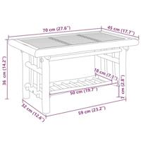 Salontafel 70x45x36 cm bamboe - thumbnail
