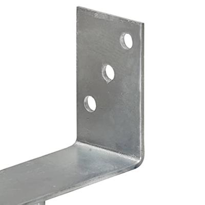 VidaXL Grondankers 6 st 12x6x30 cm gegalvaniseerd staal zilverkleurig
