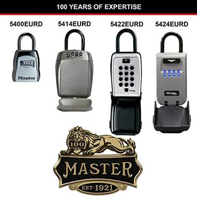 Masterlock Aluminium body, weather resistant, 4 digits variable combination - wit - 5400EURD - thumbnail