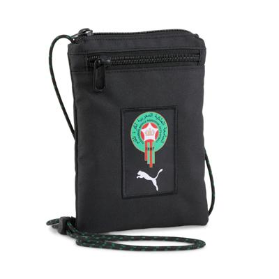 PUMA Marokko Crossbody Tas 2024-2026 Zwart Groen Rood PUMA Marokko Crossbody Tas 2024-2026 Zwart Groen Rood