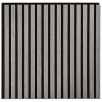 Akoestische wandpanelen 2 st latten 60,5x60 cm eikenfineer - thumbnail