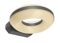 Deko Light Muscae 731081 LED-wandlamp LED vast ingebouwd Energielabel: G (A - G) 13.1 W LED Donkergrijs - thumbnail