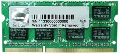 G.Skill 8GB DDR3-1600 Werkgeheugenmodule voor laptop DDR3 8 GB 1 x 8 GB 1600 MHz 204-pins SO-DIMM F3-1600C11S-8GSL G.Skill 8GB DDR3-1600 Werkgeheugenmodule voor laptop DDR3 8 GB 1 x 8 GB 1600 MHz 204-pins SO-DIMM F3-1600C11S-8GSL