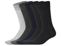 esmara 5 Paar sokken (groen/grijs/zwart/navy, 43-46) - thumbnail