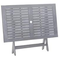 Tuintafel inklapbaar 120x70x75 cm massief acaciahout - thumbnail