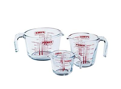 Pyrex Maatbeker Set Classic Prepware (250 ml, 500 ml & 1 liter) - 3-Delig