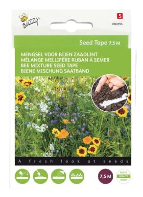 Zaadband bijenmengsel 7 5 m zaden Thema Series - Tuinplus