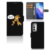 OPPO Find X3 Neo 5G Leuk Hoesje Giraffe - thumbnail