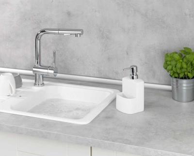 Wenko Zeepdispenser Festival 380 Ml Keramiek Wit Wenko Zeepdispenser Festival 380 Ml Keramiek Wit