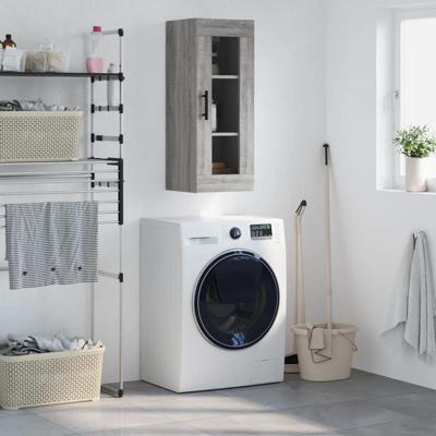 Hangkast 34,5x34x90 cm grijs sonoma eikenkleurig Hangkast 34,5x34x90 cm grijs sonoma eikenkleurig