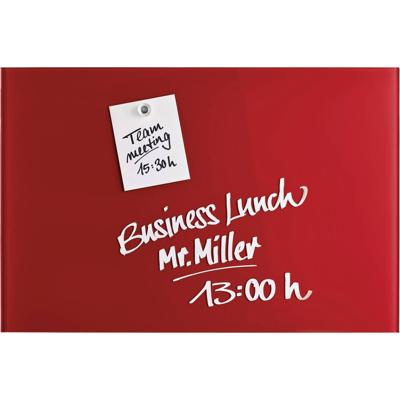 magnetoplan 13402006 Glazen magneetbord (b x h) 400 mm x 600 mm Rood magnetoplan 13402006 Glazen magneetbord (b x h) 400 mm x 600 mm Rood