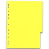 OXFORD MyColour tabbladen, formaat A4, uit gekleurde PP, 11-gaatsperforatie, 6 tabs - thumbnail
