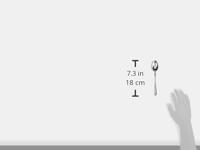 ALESSI - Caccia 18/10 - Tafellepel 20cm - thumbnail
