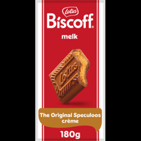 Lotus Biscoff speculoos melk chocoladereep speculoos vulling 180 g bij Jumbo - thumbnail