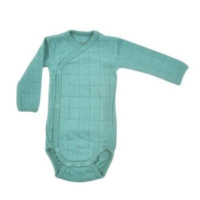 Lodger Solid baby romper turquoise