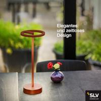 SLV Buiten tafellampVinolina One roest - oplaadbaar - 1007358 - thumbnail