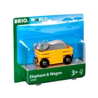 BRIO olifant en wagen - thumbnail