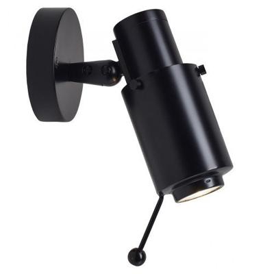 DCW Editions Biny Spot Led Wandlamp - Zwart - met stokje - zonder schakelaar DCW Editions Biny Spot Led Wandlamp - Zwart - met stokje - zonder schakelaar