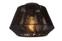 Lucide JESSICA - Plafonnière - Ø 30 cm - 1xE27 - Zwart - thumbnail