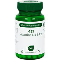 AOV 421 Vitamine D3 & K2 Vegacaps - thumbnail