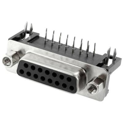 Connfly DS1037-15FNAKT74-0CC DS1037-15FNAKT74-0CC D-sub female connector Aantal polen: 15 Soldeerpennen 1 stuk(s) Tray