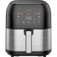 Inventum GF801HLDB Airfryer 8L 1700W Zwart/RVS - thumbnail