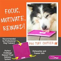 Voerbak voor honden Lickimat Paars Polypropyleen TPR - thumbnail