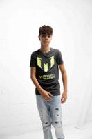 Vingino x Messi Logo T-Shirt Kids Donkergrijs - Maat 116 - Kleur: Donkergrijs | Soccerfanshop - thumbnail