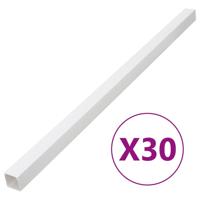 Kabelgoot 100x60 mm 30 m PVC - thumbnail