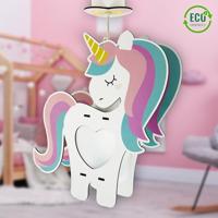 Dalber Kinderkamer hanglampUnicorns zwart met wit venster - 41597 - thumbnail
