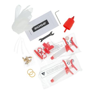 Ontluchtingsset schijfrem Edge Luxe - met metalen adapterset