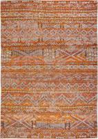 Louis de Poortere - 9111 Antiquarian Kelim Riad Orange - 140x200 cm Vintage Vloerkleed - thumbnail