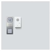 Siedle SET CAB 850-1 E/W Infoveld voor Deurintercom Kabelgebonden Zilver, Wit