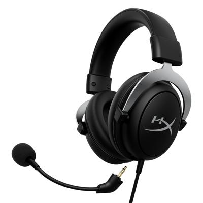 HyperX CloudX Headset Hoofdband 3,5mm-connector Aluminium, Zwart HyperX CloudX Headset Hoofdband 3,5mm-connector Aluminium, Zwart