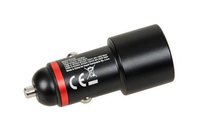 iBox ICC20 oplader voor mobiele apparatuur Smartphone, Smartwatch, Tablet Zwart Sigarettenaansteker Snel opladen Auto