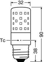 OSRAM HOMELIGHTING 4058075607347 LED-lamp Energielabel E (A - G) E27 Batterij 7.3 W = 60 W Warmwit (Ø x l) 32 mm x 90 mm 1 stuk(s) - thumbnail