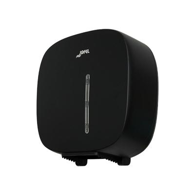 Jofel Jofel Timeless jumbo toiletrolhouder kunststof - zwart Jofel Jofel Timeless jumbo toiletrolhouder kunststof - zwart