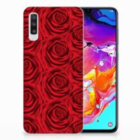 Samsung Galaxy A70 | TPU Case | Red Roses - thumbnail