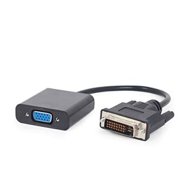 Gembird a-dvid-vgaf-01 0,2 m DVI-D VGA (D-Sub) zwarte videokabeladapter – videokabeladapters (0,2 m, DVI-D, VGA (D-Sub), Mannelijk, Vrouwelijk, Zwart)