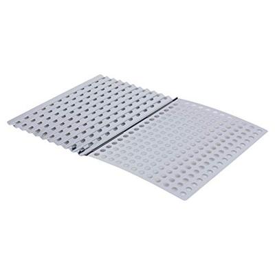Barbecue RVS grillplaten - 2 stuks