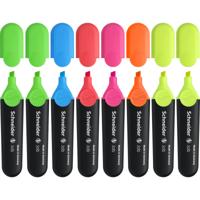 Schneider Job tekstmarker 150 etui a 8 stuks assorti kleuren - thumbnail