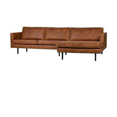 WOOOD Rodeo bank chaise longue rechts eco-leer Cognac