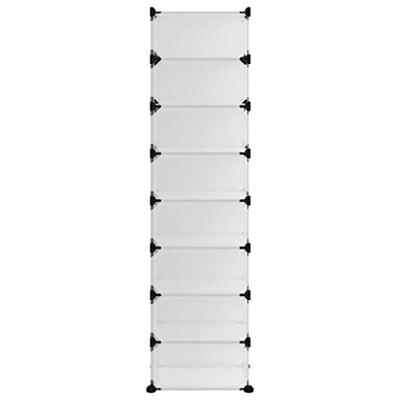 Schoenenrek 93x36,5x140 cm polypropeen transparant Schoenenrek 93x36,5x140 cm polypropeen transparant